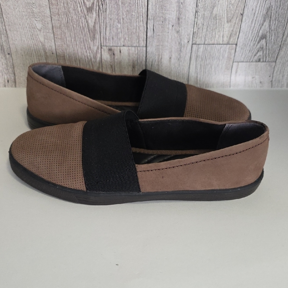 Franco Sarto Taupe Loafers - Picture 7 of 10